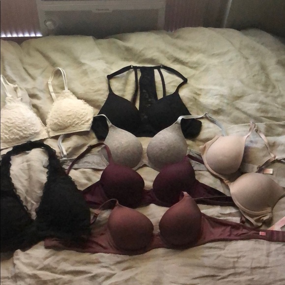 VICTORIA SECRET PINK BRAS BRALLETTES - Picture 1 of 7